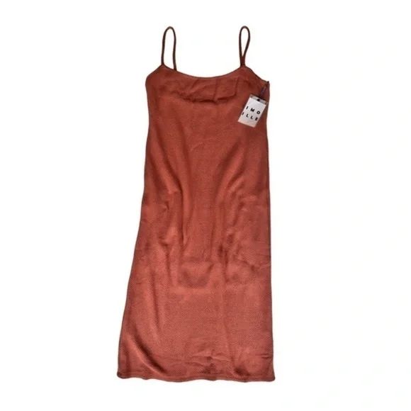 NWT Simon Miller “Zimmi” Midi Dress in Terracotta Brown Neutral Color - Picture 4 of 13